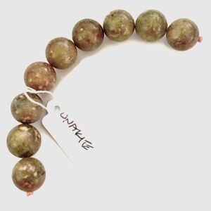 As Low As $2 10mm Unakite Round Beads (9)